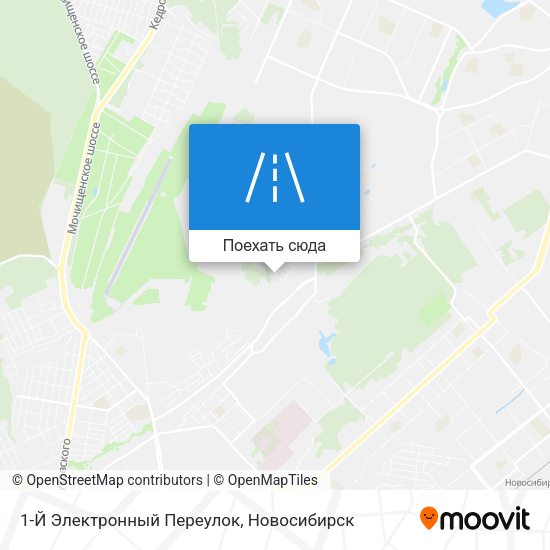 Карта 1-Й Электронный Переулок