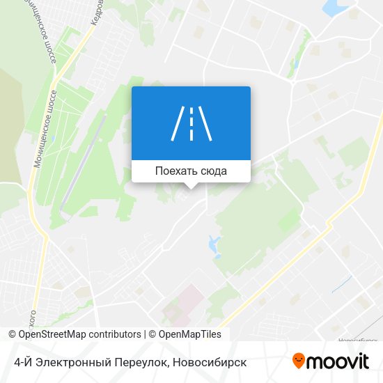 Карта 4-Й Электронный Переулок