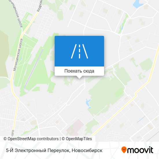 Карта 5-Й Электронный Переулок
