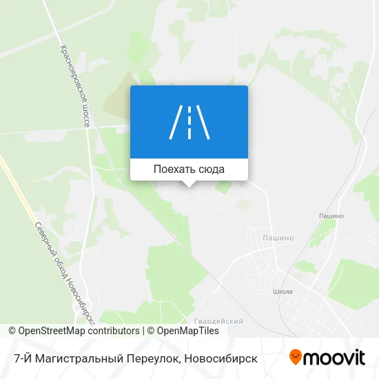 Карта 7-Й Магистральный Переулок