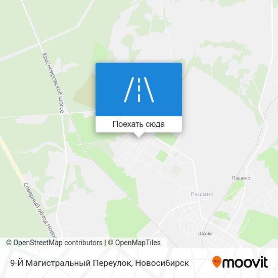 Карта 9-Й Магистральный Переулок