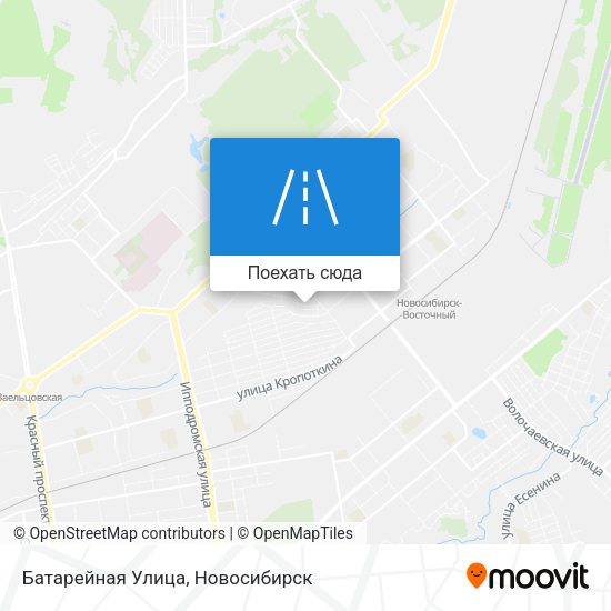Карта Батарейная Улица