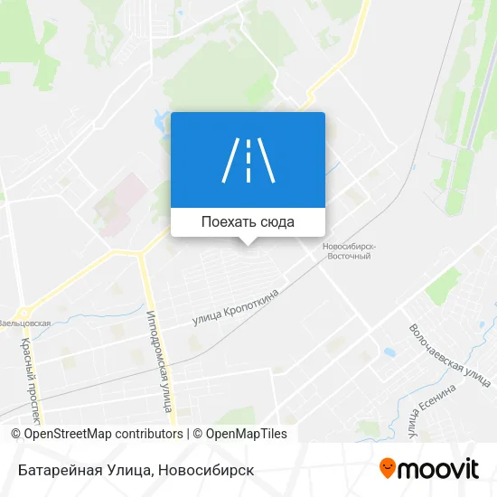 Карта Батарейная Улица