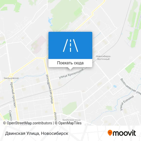 Карта Двинская Улица