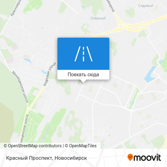 Карта Красный Проспект