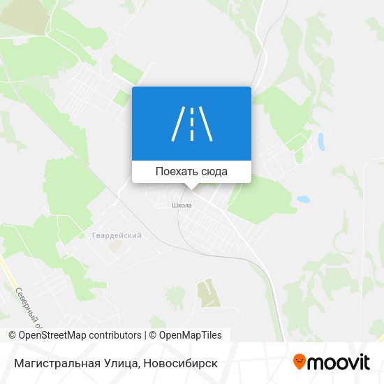 Карта Магистральная Улица