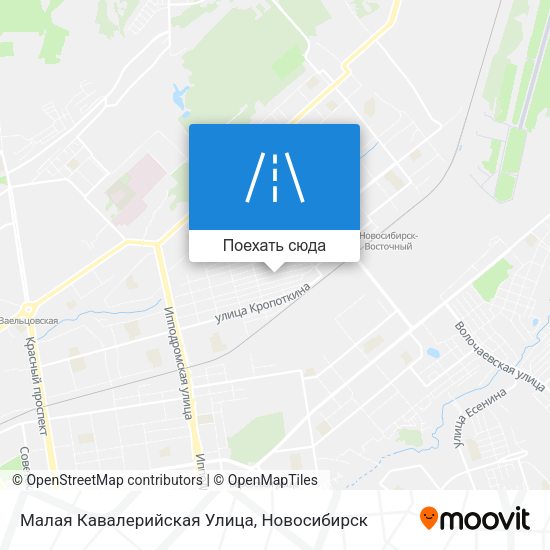 Карта Малая Кавалерийская Улица
