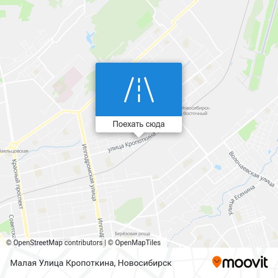 Карта Малая Улица Кропоткина