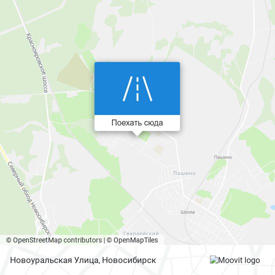 Карта Новоуральская Улица