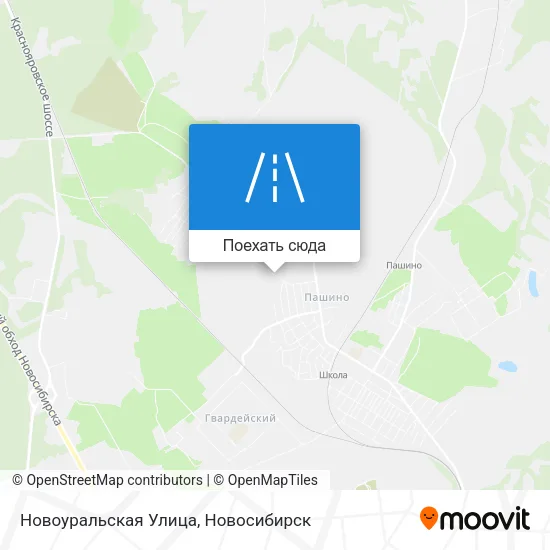 Карта Новоуральская Улица