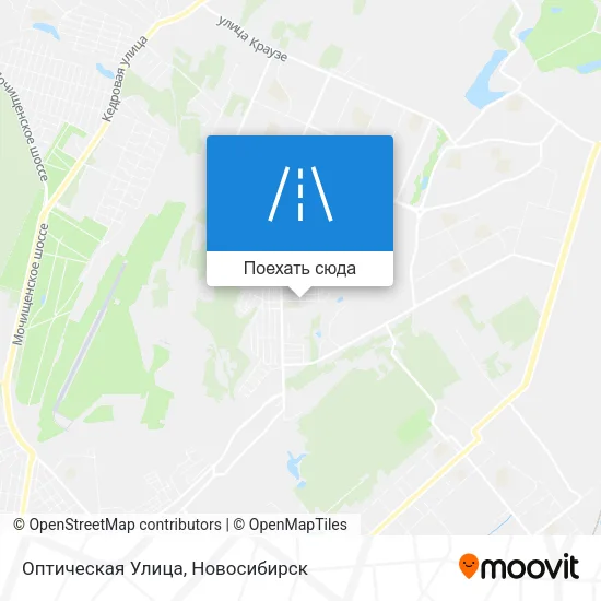 Карта Оптическая Улица