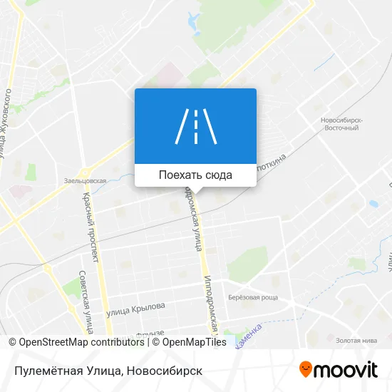 Карта Пулемётная Улица