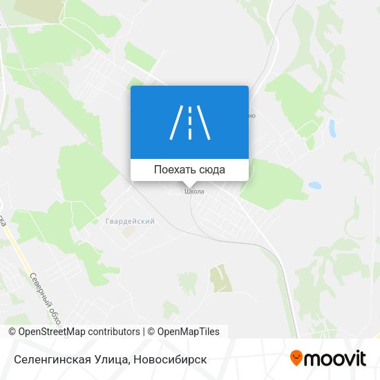 Карта Селенгинская Улица