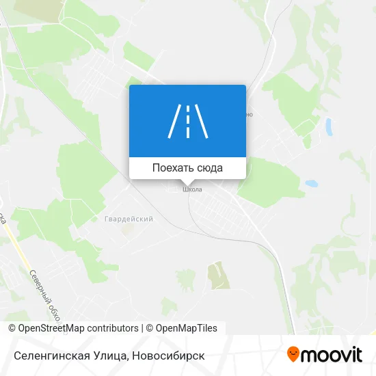 Карта Селенгинская Улица