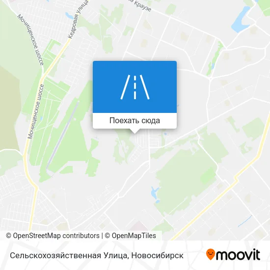 Карта Сельскохозяйственная Улица