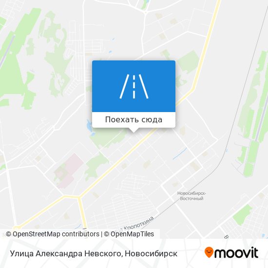 Карта Улица Александра Невского