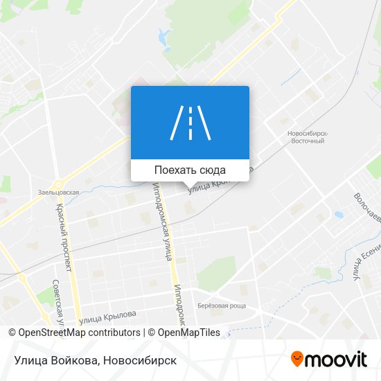 Карта Улица Войкова