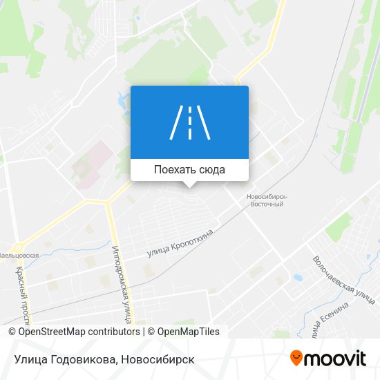 Карта Улица Годовикова