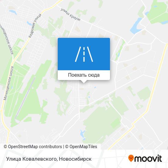 Карта Улица Ковалевского