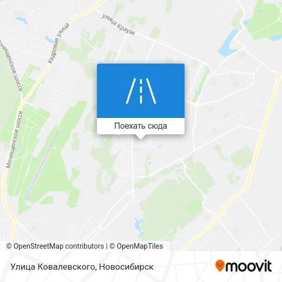 Карта Улица Ковалевского