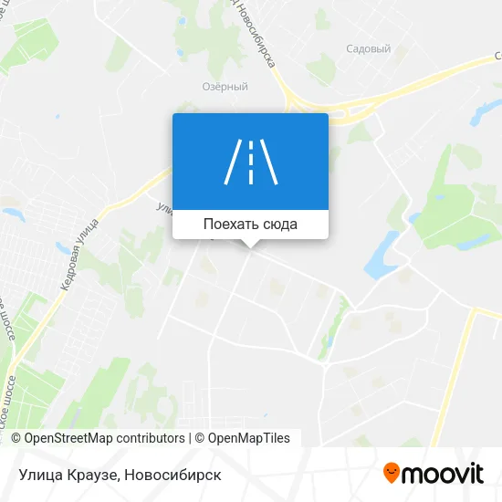 Карта Улица Краузе