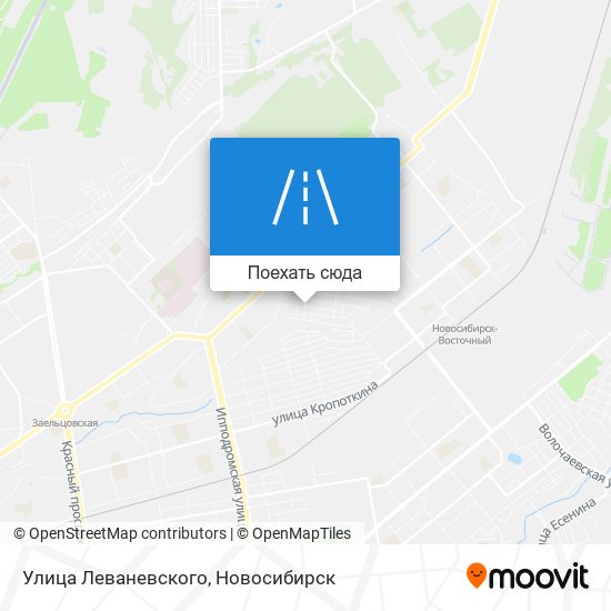 Карта Улица Леваневского