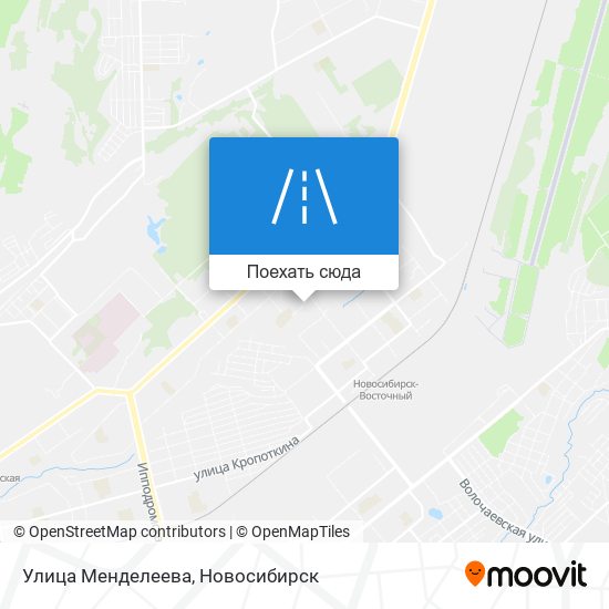 Карта Улица Менделеева