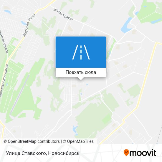 Карта Улица Ставского
