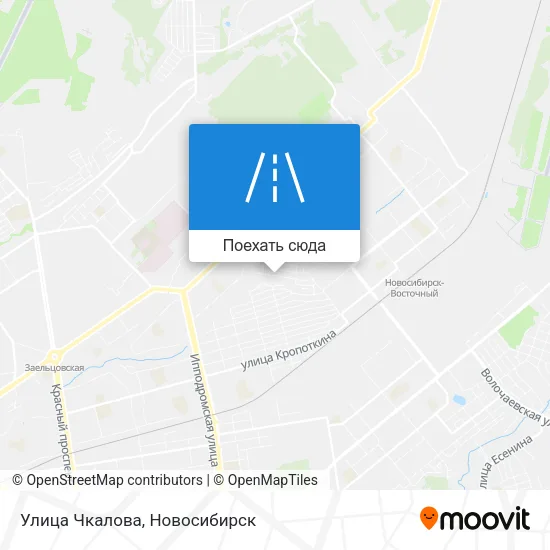 Карта Улица Чкалова