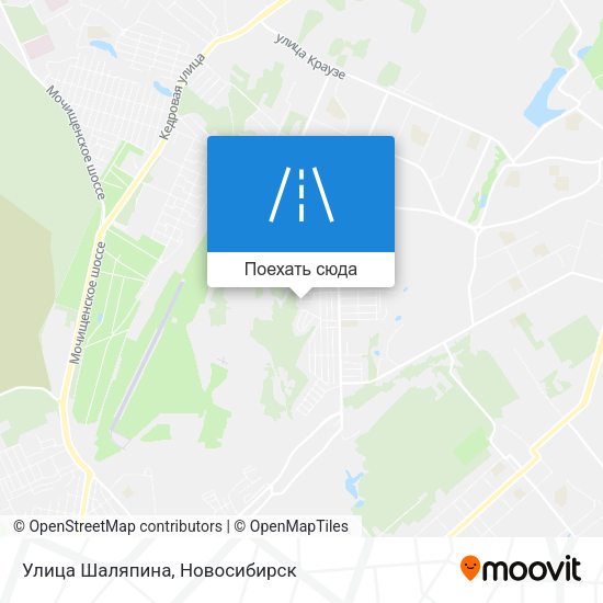 Карта Улица Шаляпина