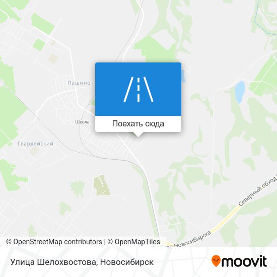 Карта Улица Шелохвостова