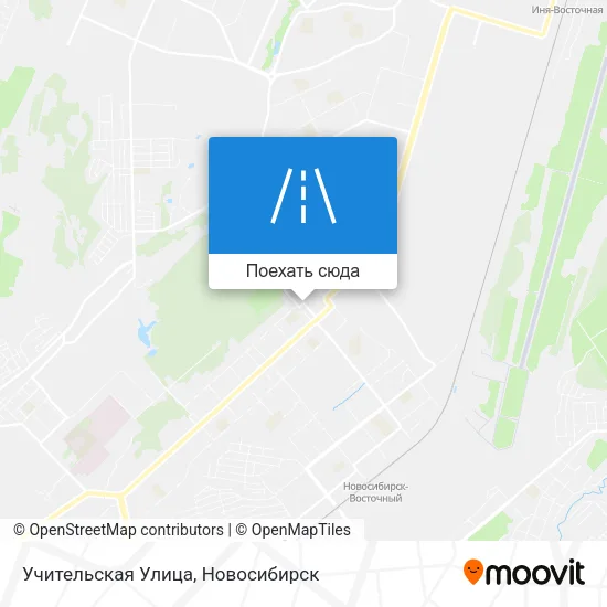 Карта Учительская Улица