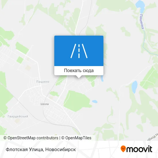 Карта Флотская Улица