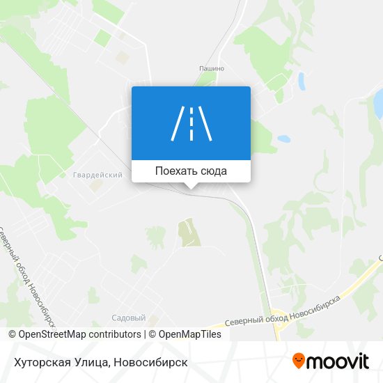 Карта Хуторская Улица