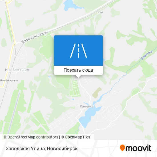Карта Заводская Улица