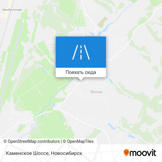 Карта Каменское Шоссе