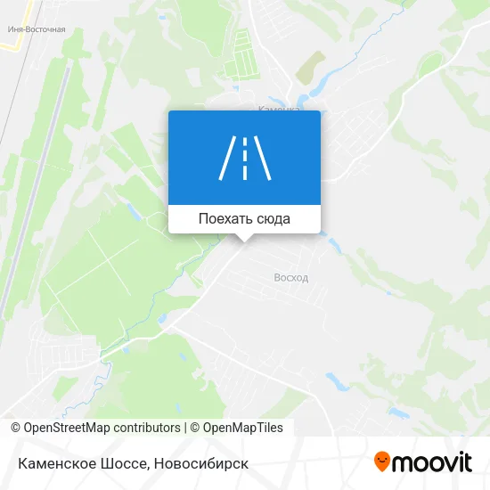 Карта Каменское Шоссе