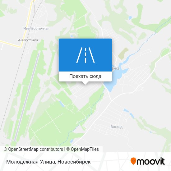 Карта Молодёжная Улица