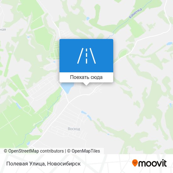 Карта Полевая Улица