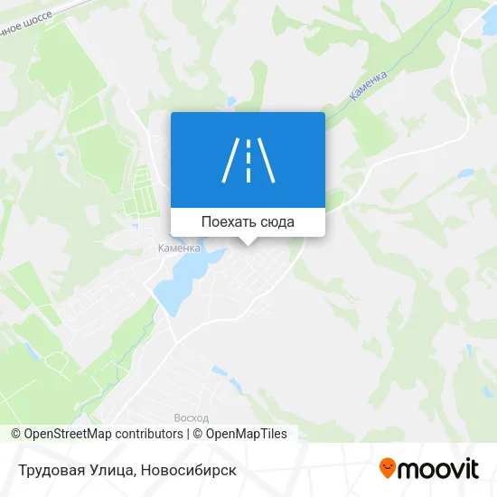Карта Трудовая Улица