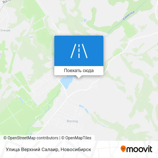 Карта Улица Верхний Салаир