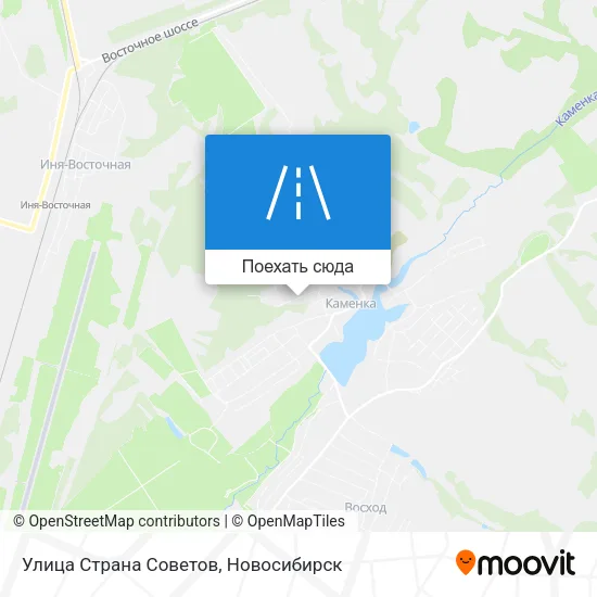 Карта Улица Страна Советов