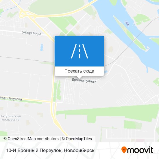 Карта 10-Й Бронный Переулок