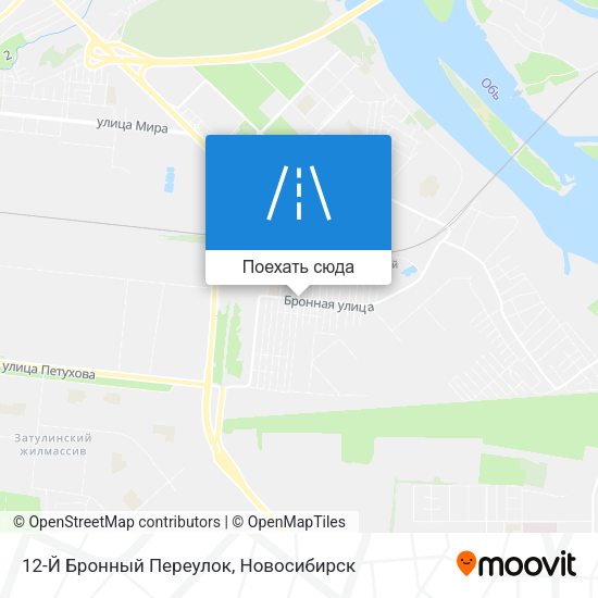 Карта 12-Й Бронный Переулок
