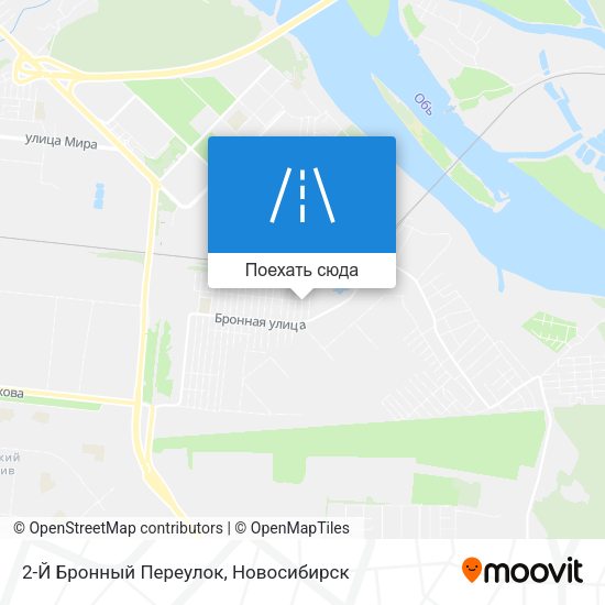 Карта 2-Й Бронный Переулок