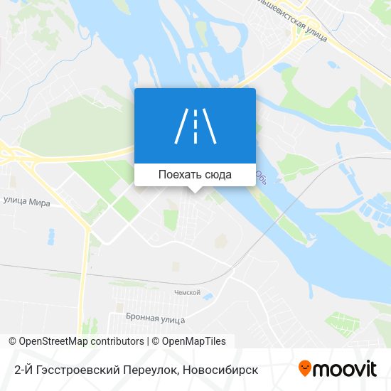 Карта 2-Й Гэсстроевский Переулок