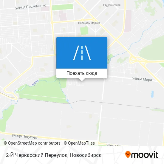 Карта 2-Й Черкасский Переулок