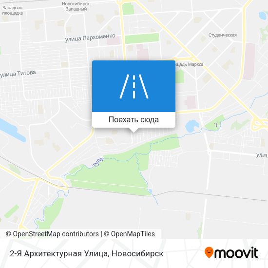 Карта 2-Я Архитектурная Улица