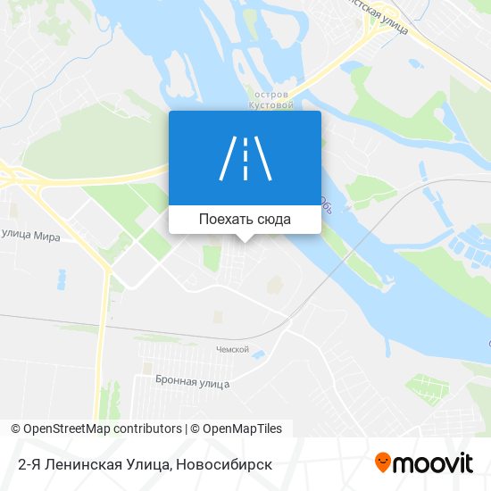 Карта 2-Я Ленинская Улица