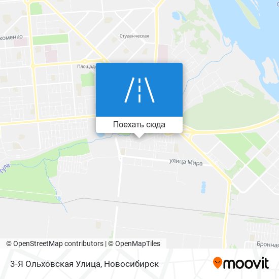 Карта 3-Я Ольховская Улица